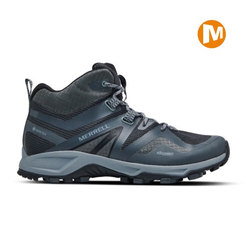 Merrell MQM Flex 2 Mid GORE-TEX Wanderschuhe Herren Schwarz/Grau [DE-VQEBJ]